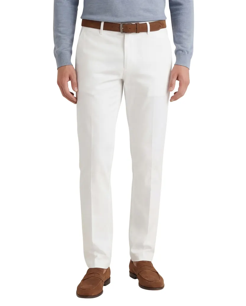 M.E.N.S. katoenen broek wit Madison