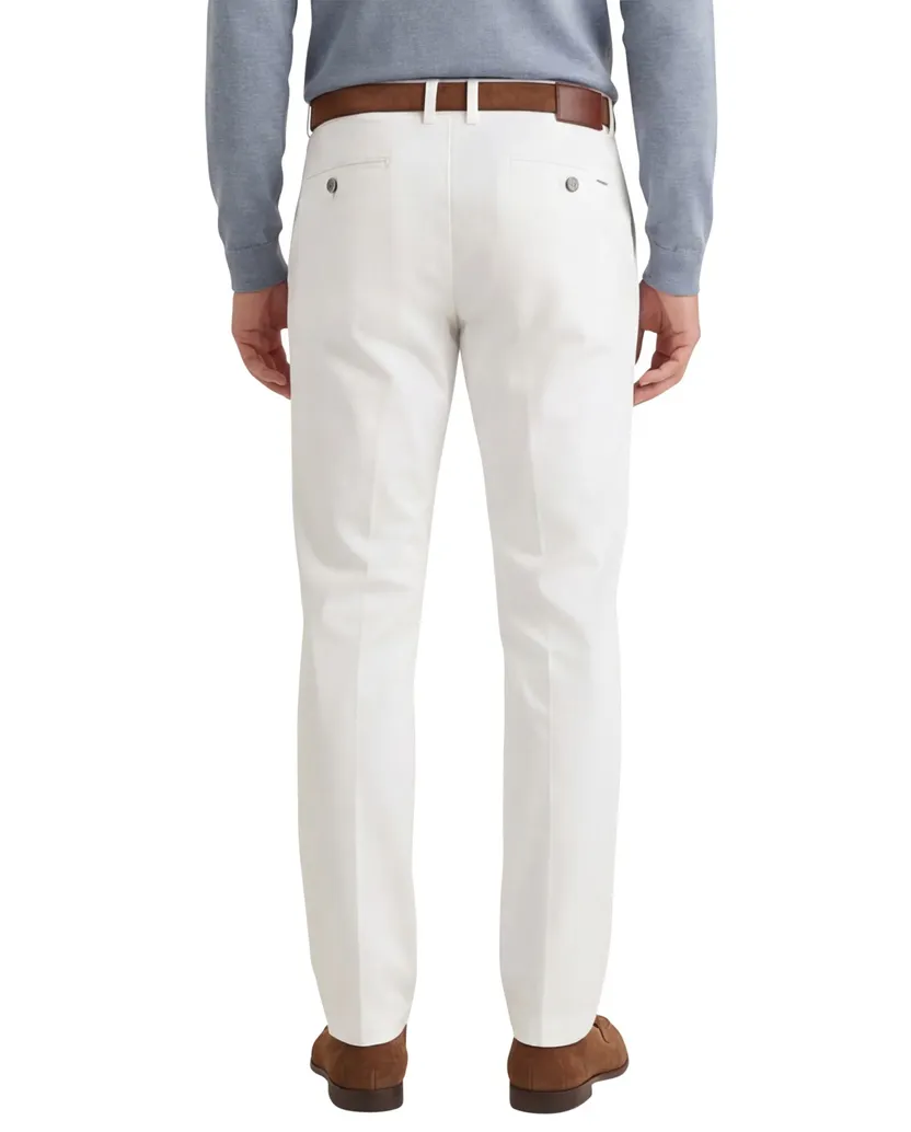 M.E.N.S. katoenen broek wit Madison
