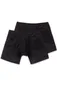 5=4 Schiesser boxershort Authentic zwart 2-pack katoen