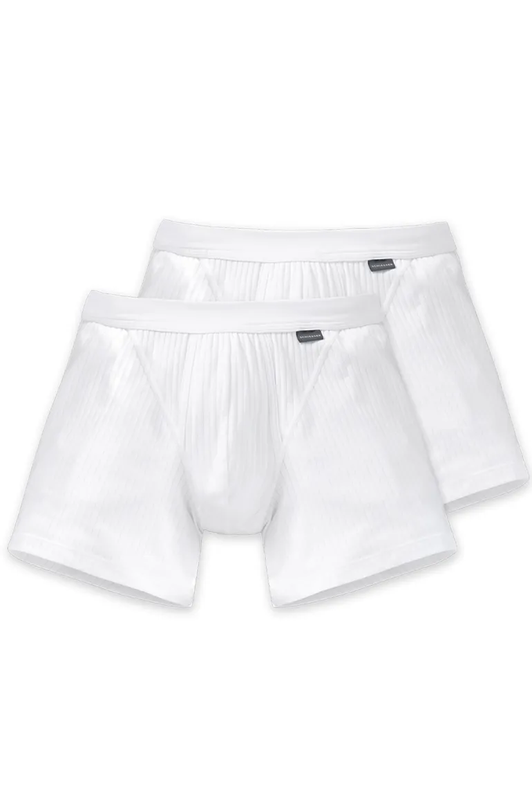 5=4 Schiesser boxershort Authentic wit katoen