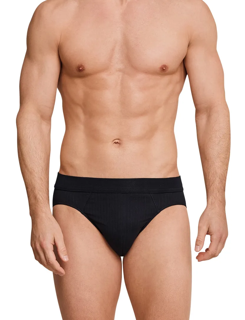 Schiesser slip Authentic Rio zwart