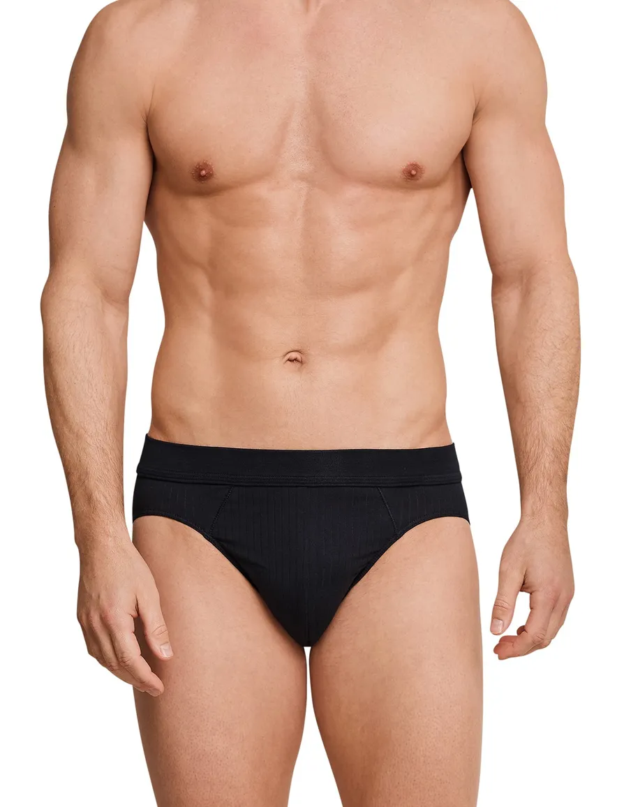 Schiesser slip Authentic Rio zwart