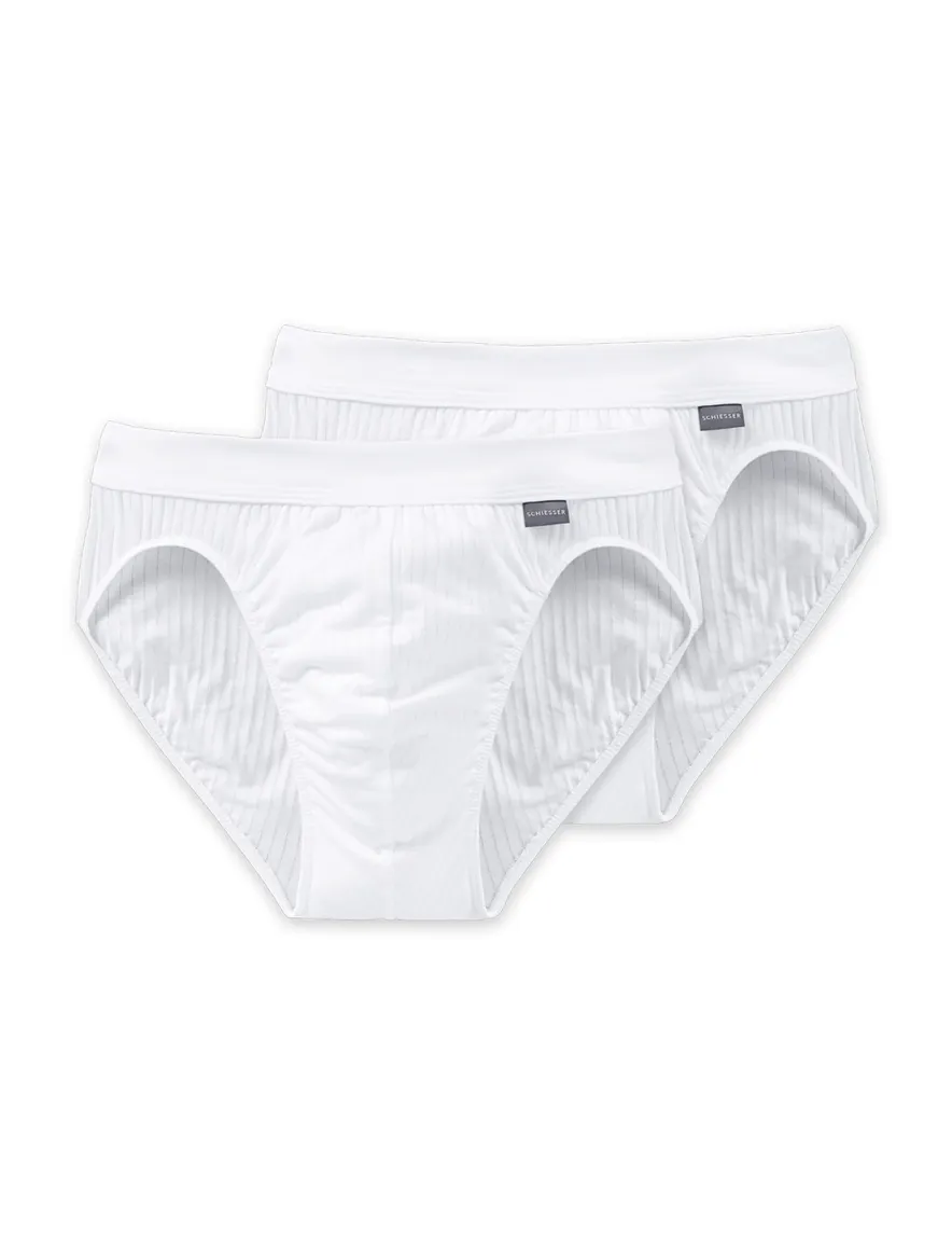 5=4 Schiesser slip Authentic Rio wit 2-pack