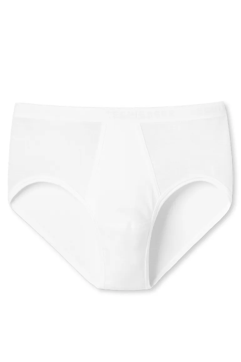 5=4 Schiesser Original classics slip feinripp wit met gulp