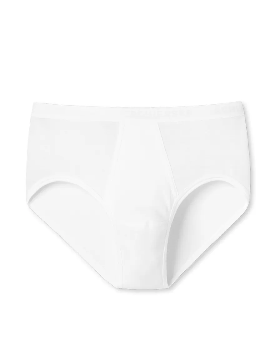 5=4 Schiesser Original slip wit feinripp gulp