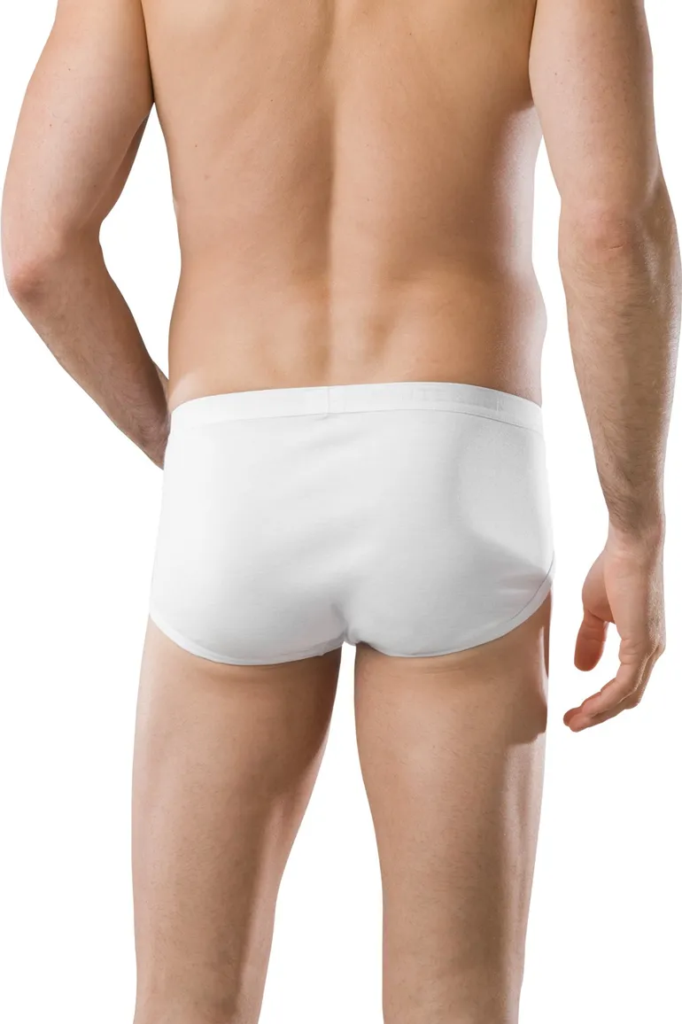 5=4 Schiesser Original classics slip feinripp wit met gulp