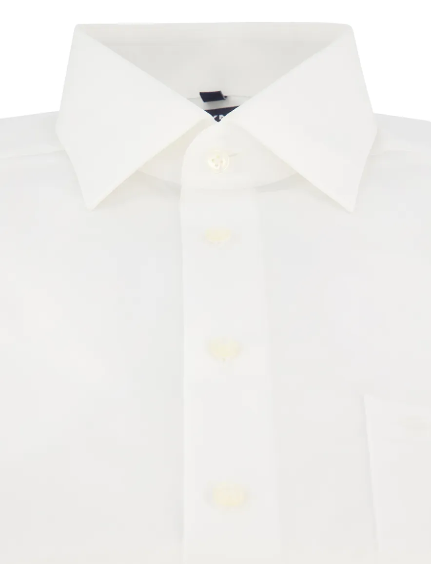 overhemd korte mouw wit Olymp Luxor Modern Fit