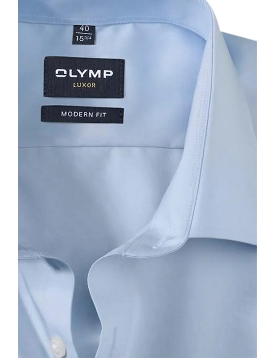 OLYMP Luxor Modern Fit hemd lichtblauw