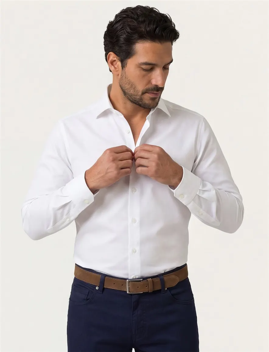 Olymp overhemd Luxor Modern Fit ecru