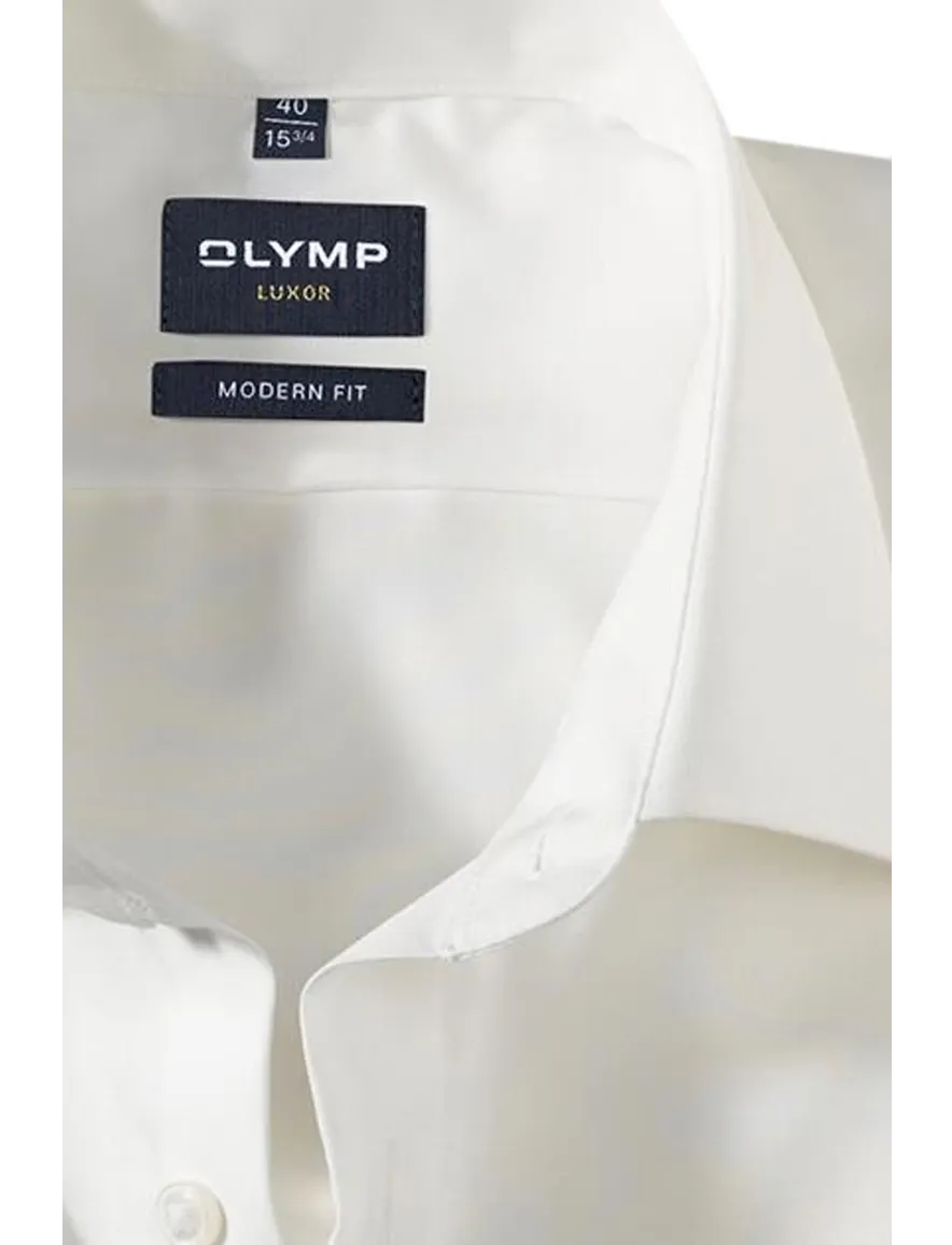 Olymp overhemd Luxor Modern Fit ecru