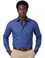 Olymp overhemd Chambray strijkvrij modern fit donkerblauw