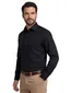 business overhemd Olymp Luxor Modern Fit zwart effen katoen normale fit