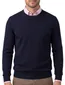 Olymp trui ronde hals navy merinowol