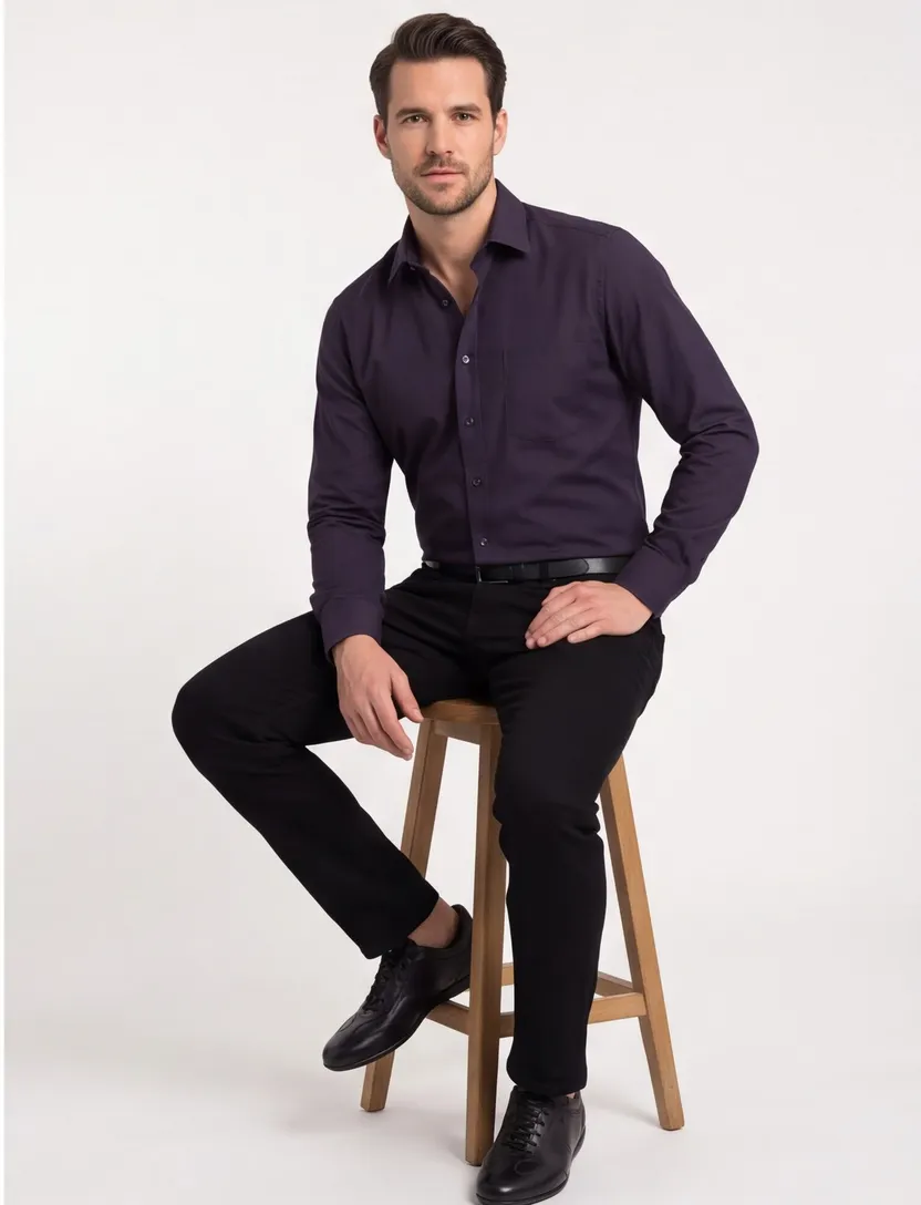 Olymp overhemd comfort fit grijs