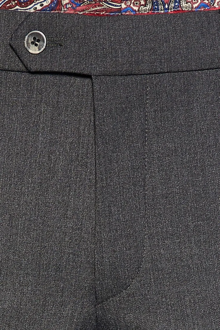 Meyer broek Roma antraciet wol-menging
