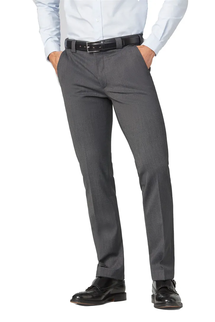 Meyer broek Roma antraciet wol-menging
