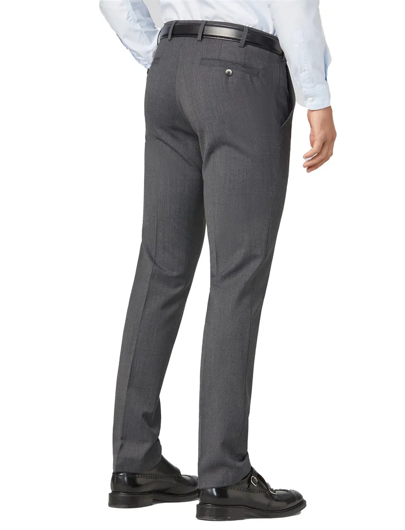 Meyer broek Roma antraciet wol-menging