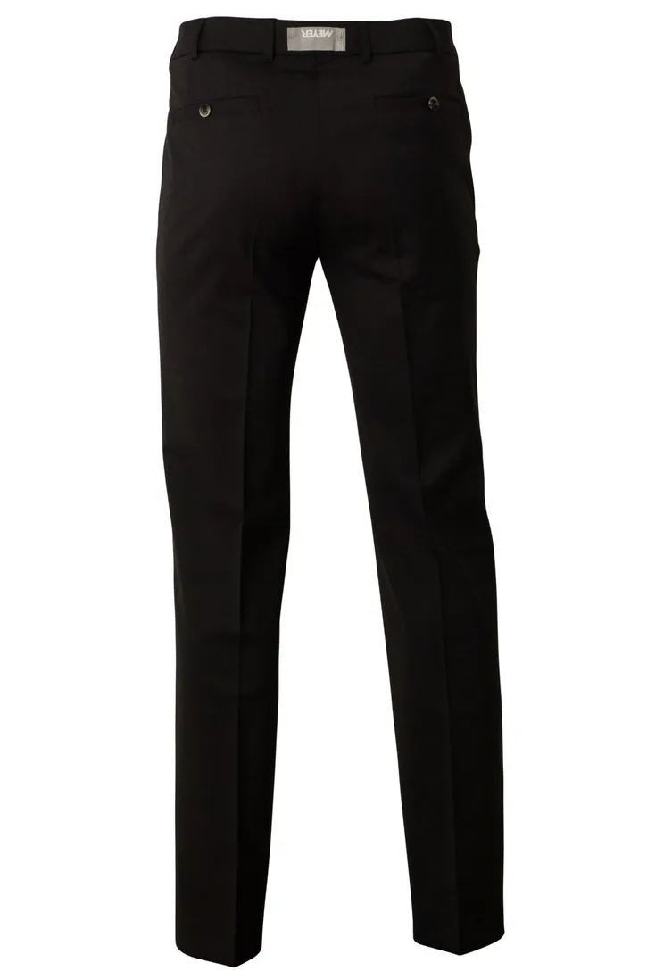 Meyer broek Roma antraciet grijs flower voering