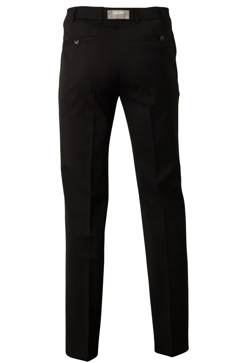 Meyer broek Roma dark grey red folklore dessin