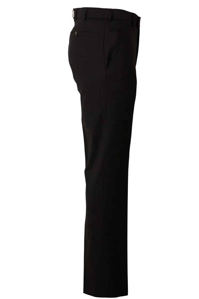 Meyer broek Roma dark grey red folklore dessin