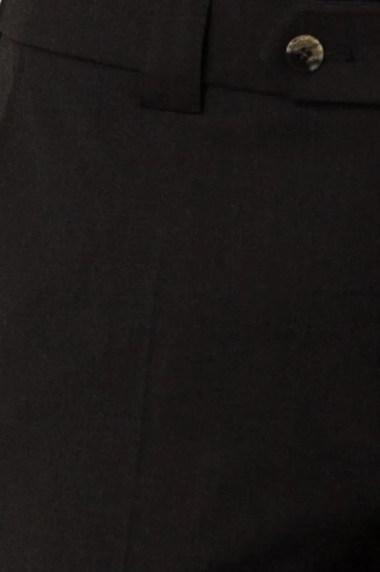 Meyer broek Roma dark grey red folklore dessin