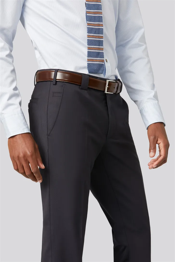 Meyer broek Roma navy blue folklore pattern