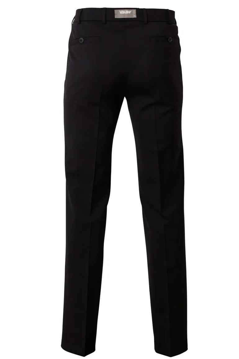 Meyer broek Roma midnight blue red flowers