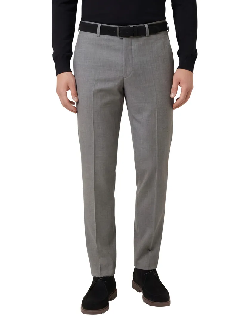 Meyer broek Roma lichtgrijs wol