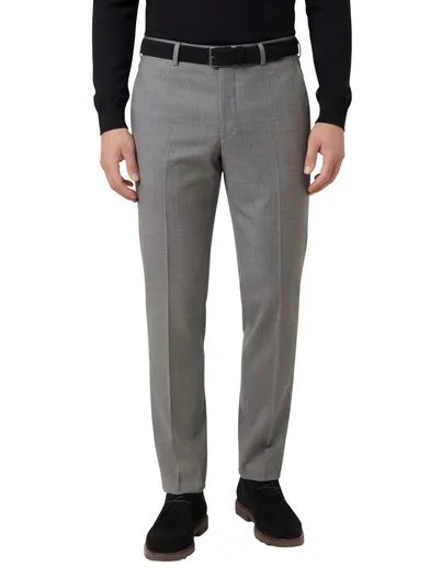 Meyer Meyer pantalon wol lichtgrijs model Roma