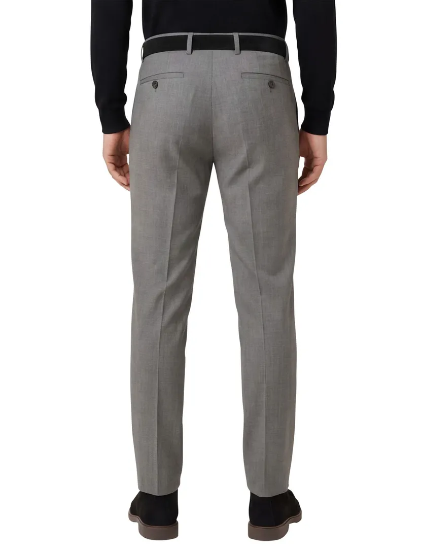 Meyer broek Roma lichtgrijs wol