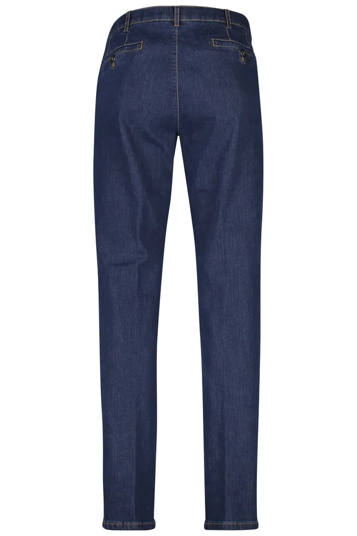 Meyer katoenen broek Roma blauw