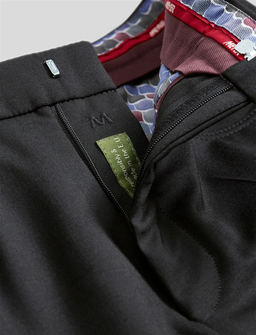 Meyer Pantalon wol zwart DIEGO Art. 9-344-09