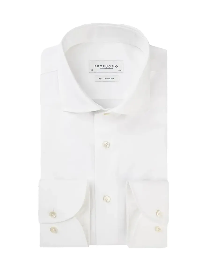Profuomo overhemd dress blank effen