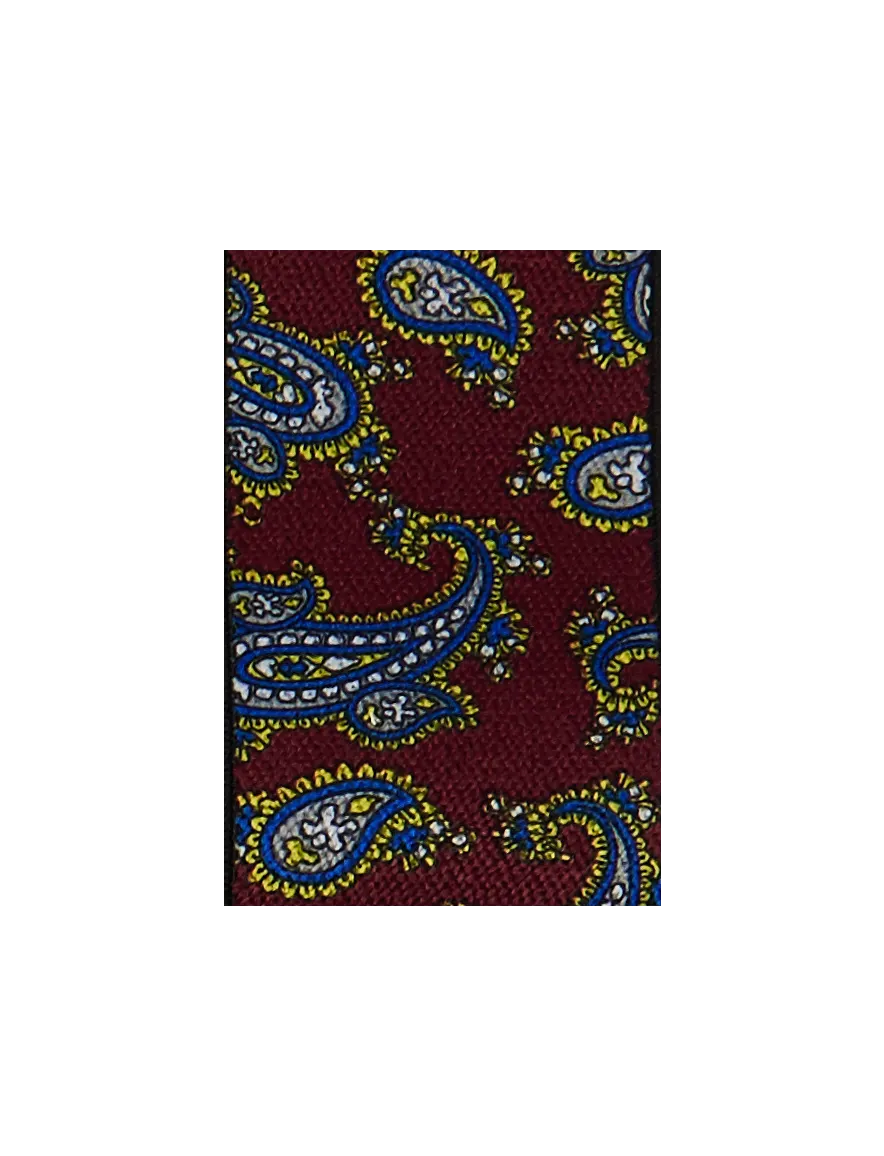 Bretels Lindenmann bordeaux paisley