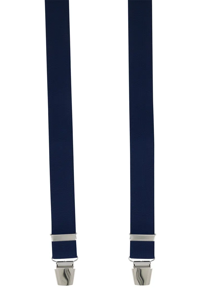 Lindenmann bretels marineblauw