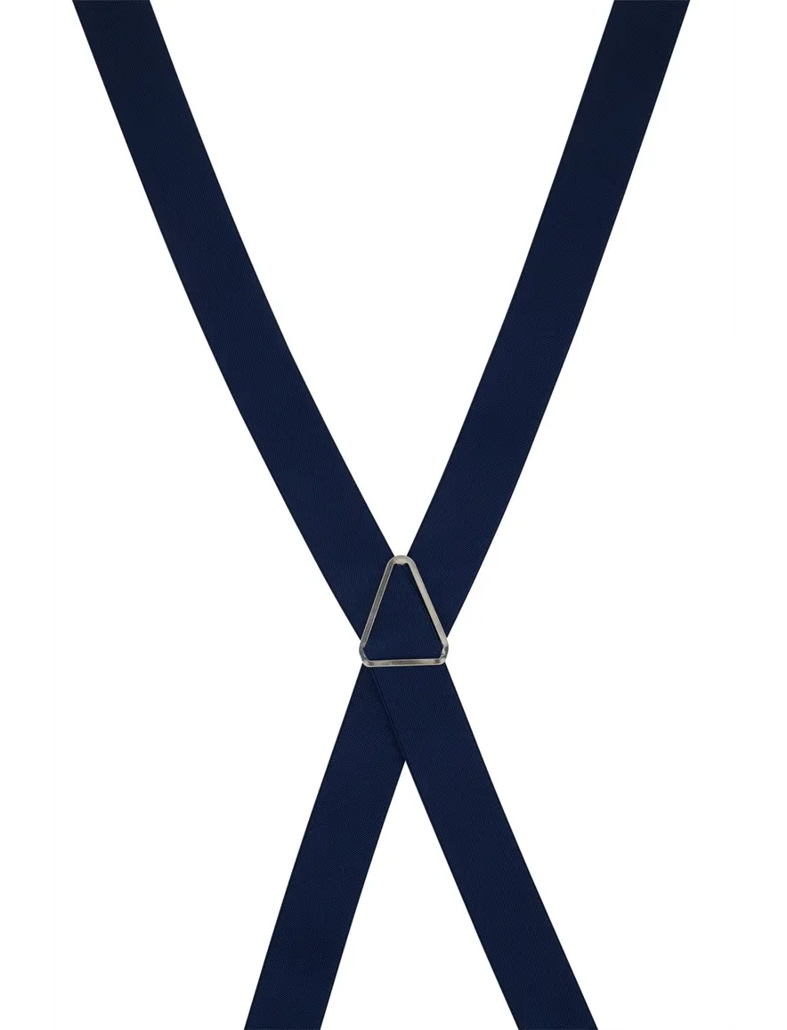 Lindenmann bretels marineblauw