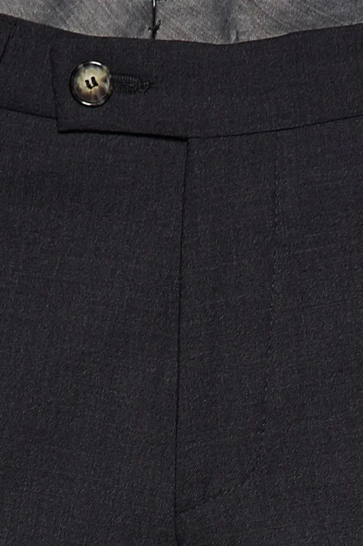 Gardeur pantalon wol model Bardo antraciet