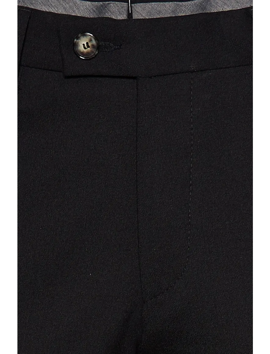 Broek Gardeur Bardo zwart wol-menging