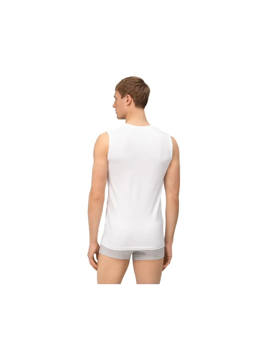 Olymp tanktop Level Five wit effen katoen