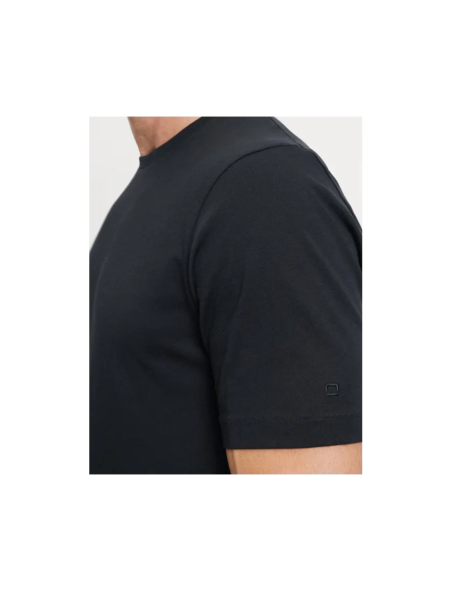 Olymp t-shirt zwart effen katoen