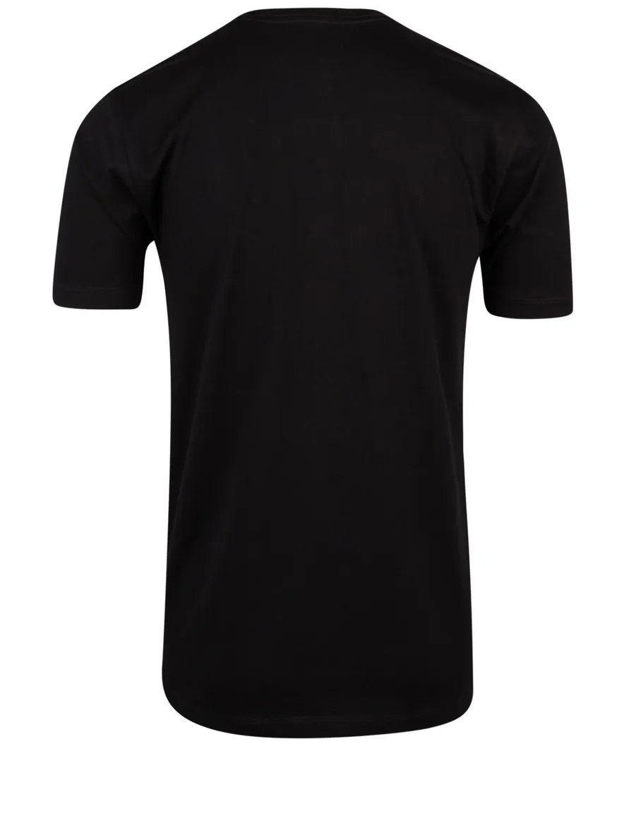 Olymp t-shirt zwart effen katoen