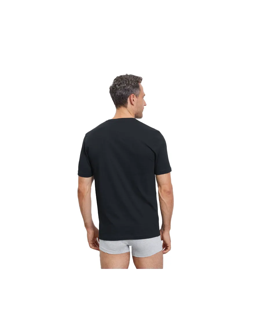 Olymp t-shirt zwart effen katoen