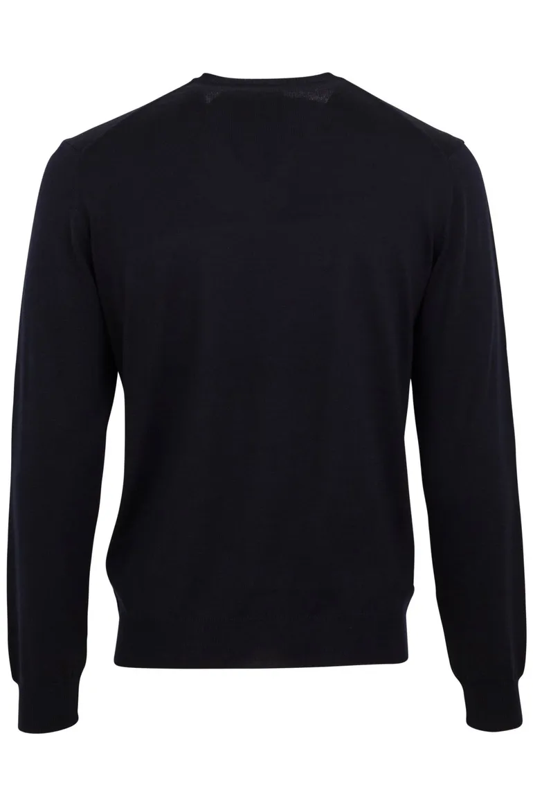 Olymp trui donkerblauw v-hals