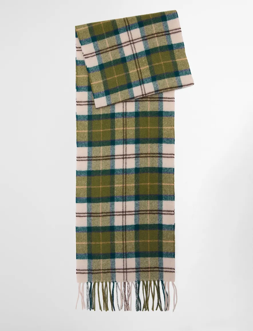 Barbour sjaal groen geruit