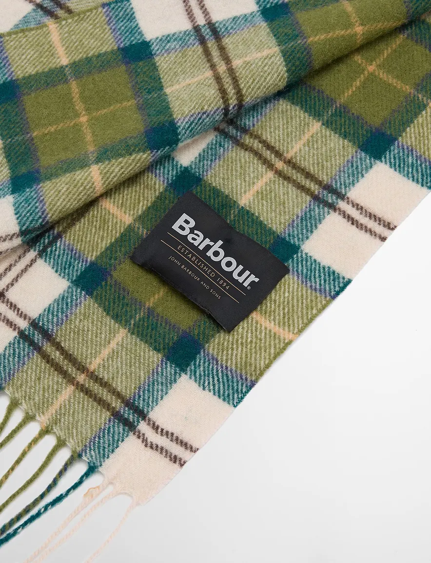 Barbour sjaal groen geruit