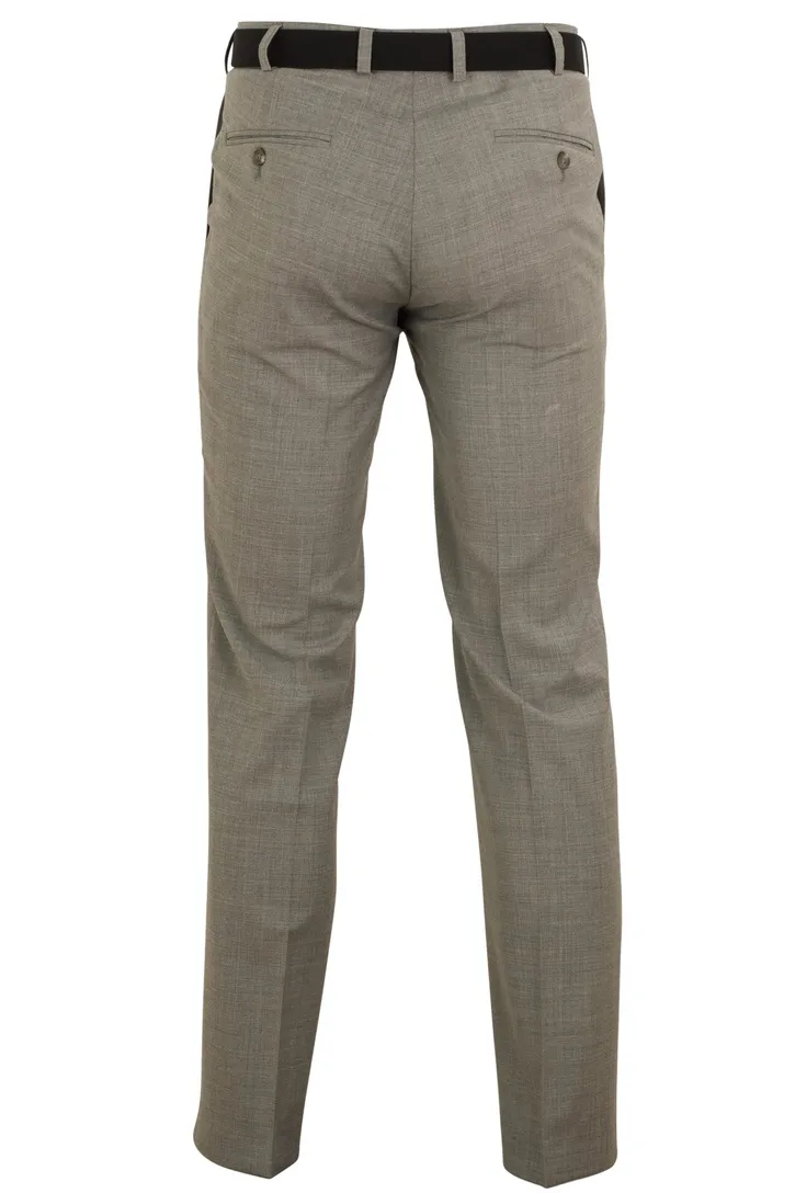 M.E.N.S. pantalon light wool grijs Madrid