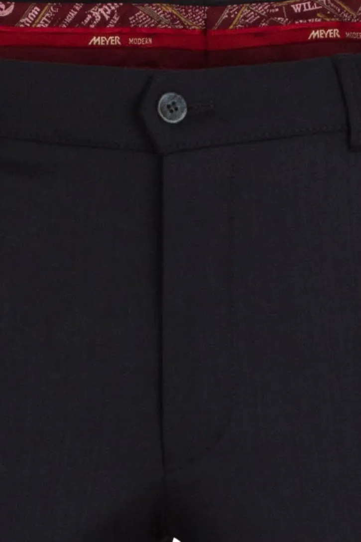 Meyer pantalon Bonn donkerblauw wol-menging