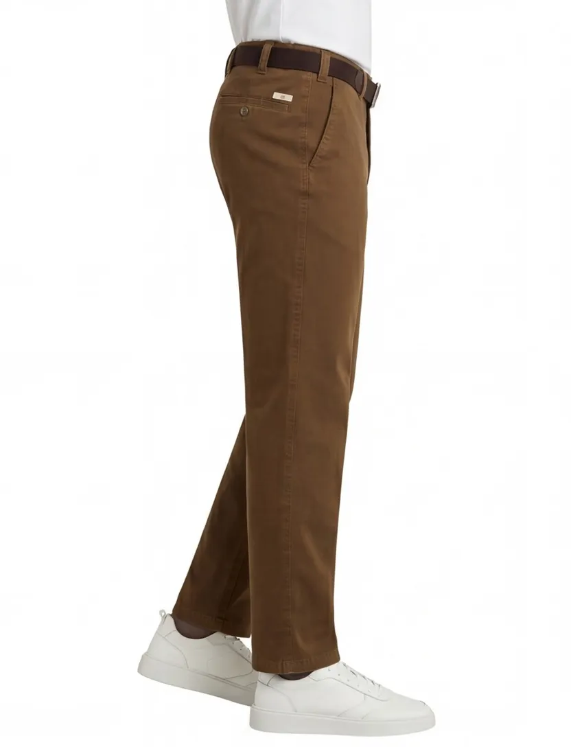 M.E.N.S. broek winter katoen cognac Madrid