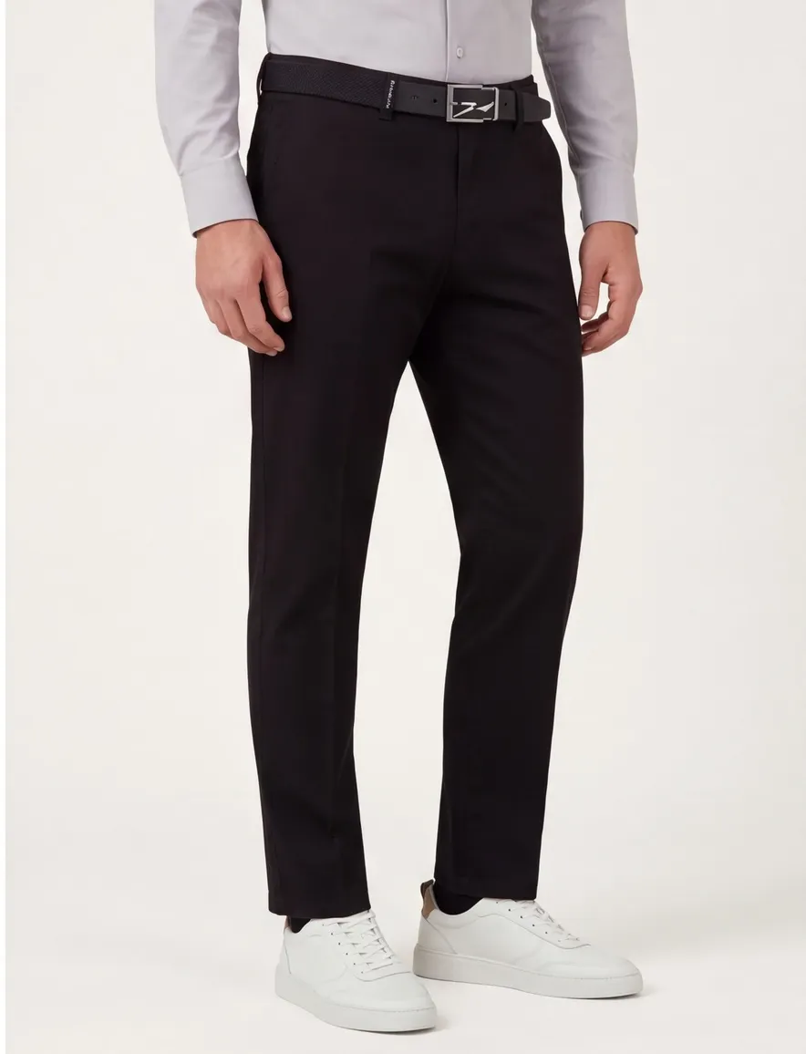 M.E.N.S. broek zwart winter katoen Madrid