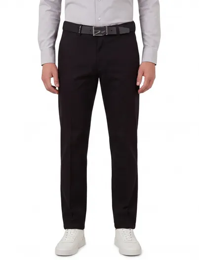 M.E.N.S. M.E.N.S. broek zwart winter katoen Madrid